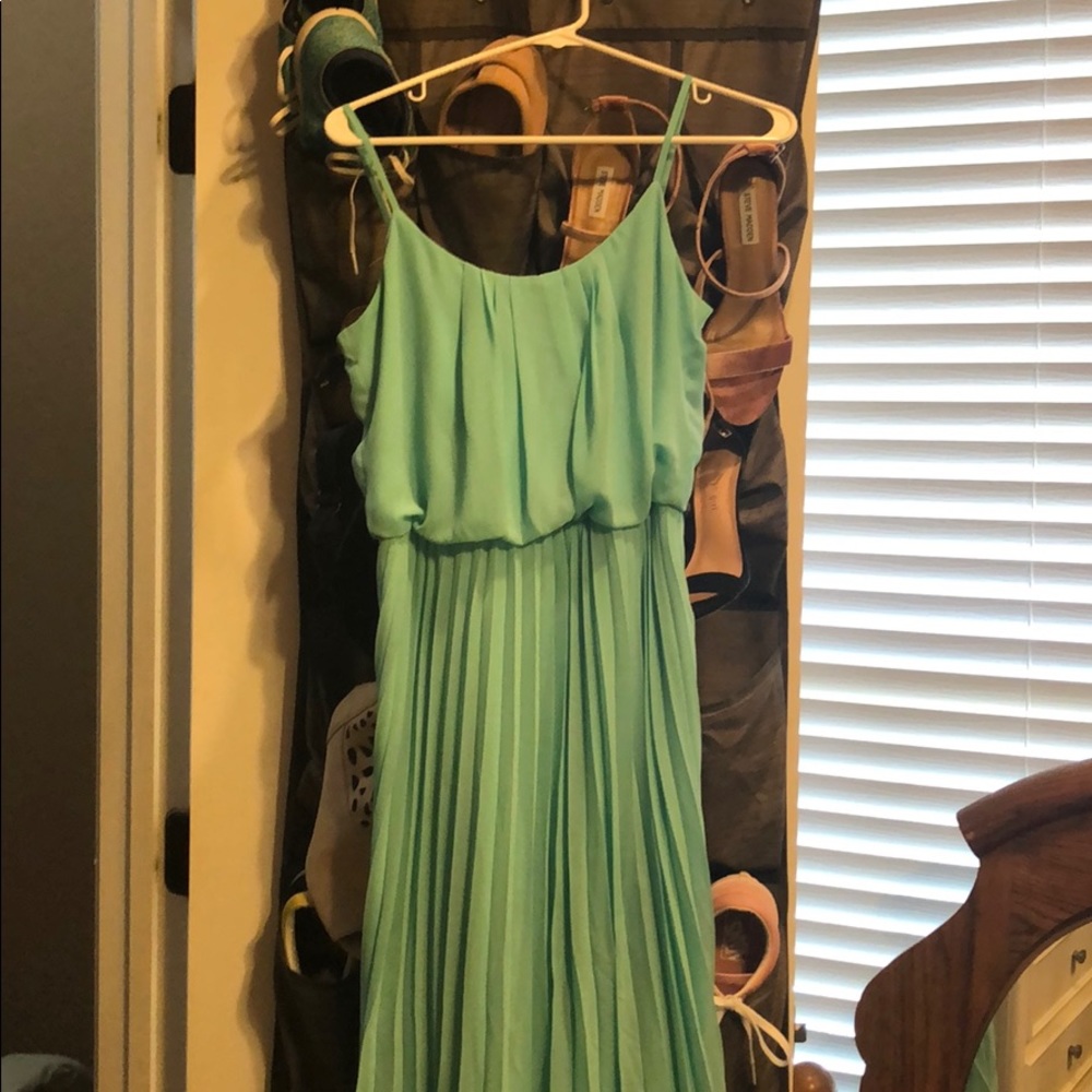 Long BisouBisou Michele Bohbot Seafoam green dress